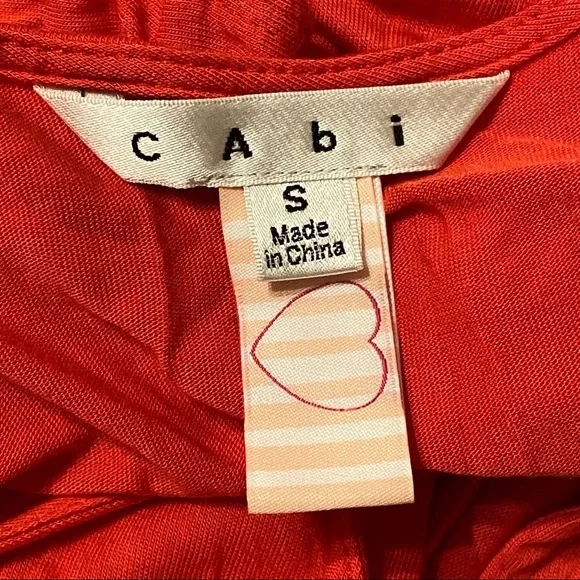 CAbi Lovely Day #765 Red Lobster Top size small - Picture 5 of 7